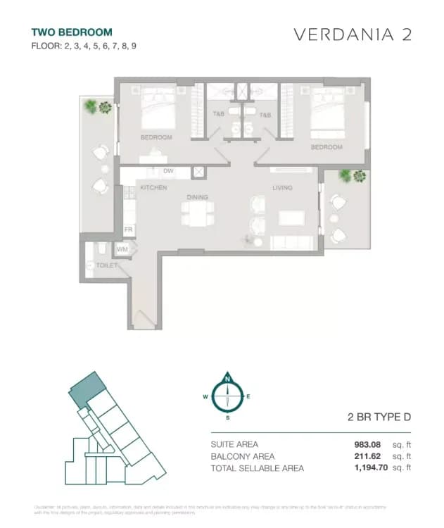 VERDAN1A Phase 2 By Object 1 at Dubai Land Residence Complex - Image 20